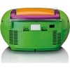 Lenco SCD-971 Φορητό Ηχοσύστημα με CD / Κασετόφωνο / Ραδιόφωνο Πολύχρωμο