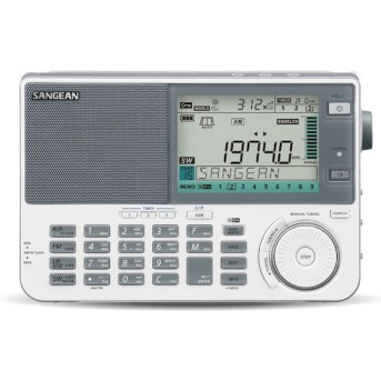 Sangean ATS-909X2 Φορητό Ραδιόφωνο Επαναφορτιζόμενο Λευκό