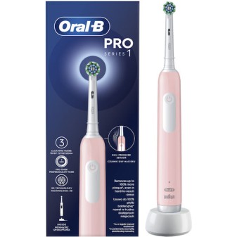 Oral-B Pro Series 1 Ηλεκτρική Οδοντόβουρτσα με Αισθητήρα Πίεσης Ροζ