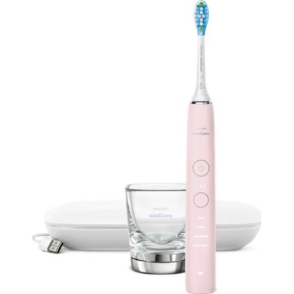 Philips Sonicare DiamondClean 9000 Ηλεκτρική Οδοντόβουρτσα με Χρονομετρητή και Θήκη Ταξιδίου Ροζ