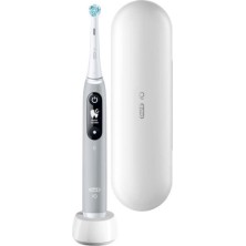 Oral-B iO Series 6 Ηλεκτρική Οδοντόβουρτσα με Αισθητήρα Πίεσης και Θήκη Ταξιδίου Grey Opal