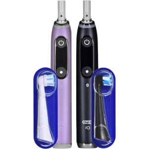 Oral-B iO Series 9 Ηλεκτρική Οδοντόβουρτσα με Αισθητήρα Πίεσης και Θήκη Ταξιδίου Black Onyx / Rose Quartz