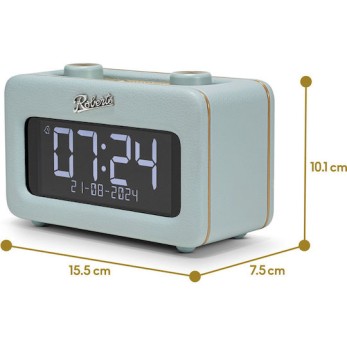 Roberts Revival Rest Φορητό Ραδιόφωνο Επαναφορτιζόμενο DAB+ με Bluetooth Duck Egg Blue