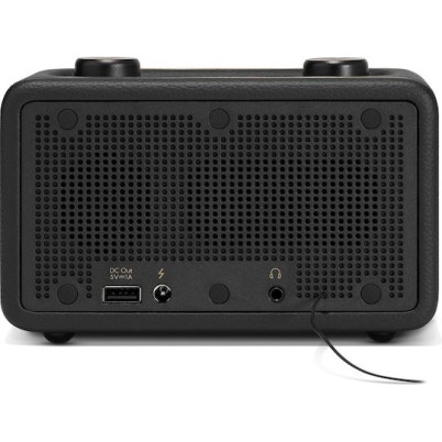 Roberts Revival Rest Φορητό Ραδιόφωνο Επαναφορτιζόμενο DAB+ με Bluetooth Μαύρο