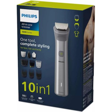 Philips Series 5000 Επαναφορτιζόμενη Κουρευτική Μηχανή Γκρι MG5920/15