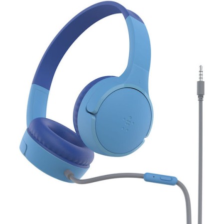 Belkin SoundForm Mini Ενσύρματα Παιδικά On Ear Ακουστικά Μπλε