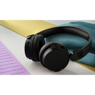 Philips TAH4209 Ασύρματα / Ενσύρματα On Ear Ακουστικά με 55 ώρες Λειτουργίας και Quick Charge Μαύρα