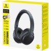 Baseus Bass BH1 Lite Ασύρματα / Ενσύρματα Over Ear Ακουστικά με 80 ώρες Λειτουργίας Μαύρα