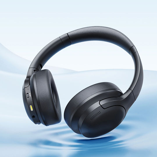 Baseus Bass BH1 Lite Ασύρματα / Ενσύρματα Over Ear Ακουστικά με 80 ώρες Λειτουργίας Μαύρα