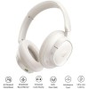 Baseus Bass BH1 Lite Ασύρματα / Ενσύρματα Over Ear Ακουστικά με 80 ώρες Λειτουργίας Λευκά