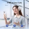 Baseus Bass BH1 NC Ασύρματα Bluetooth Over Ear Ακουστικά με 80 ώρες Λειτουργίας και Quick Charge Starlight Off-White