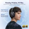 Baseus Bass BH1 NC Ασύρματα Bluetooth Over Ear Ακουστικά με 80 ώρες Λειτουργίας και Quick Charge Cosmic Black