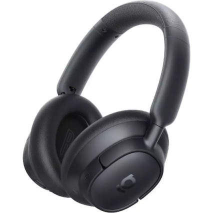 Baseus Bass BH1 NC Ασύρματα Bluetooth Over Ear Ακουστικά με 80 ώρες Λειτουργίας και Quick Charge Cosmic Black