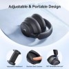 Baseus Bass BH1 NC Ασύρματα Bluetooth Over Ear Ακουστικά με 80 ώρες Λειτουργίας και Quick Charge Cosmic Black