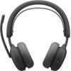 Logitech Zone 2 ES Ασύρματα On Ear Multimedia Ακουστικά με μικρόφωνο και σύνδεση Bluetooth / USB-C σε Γκρι χρώμα