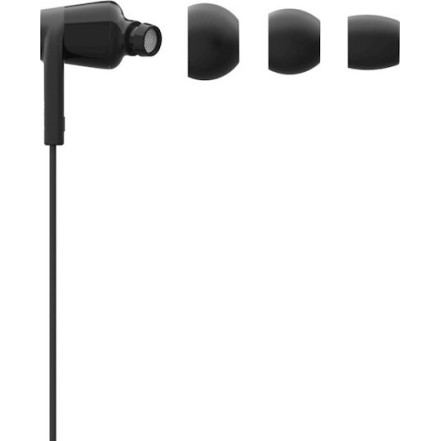 Belkin Rockstar USB-C In-ear Handsfree με Βύσμα USB-C Μαύρο