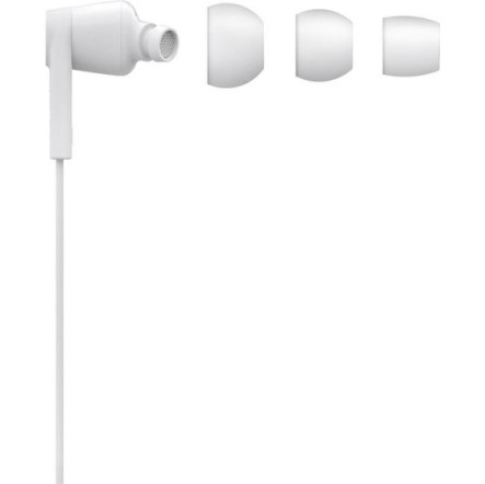 Belkin Rockstar USB-C In-ear Handsfree με Βύσμα USB-C Λευκό