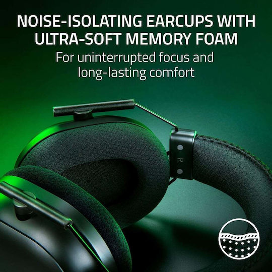 Razer BlackShark V2 Pro For XBOX Ασύρματο Over Ear Gaming Headset με σύνδεση Bluetooth / USB for XBOX