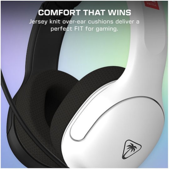Turtle Beach Airlite Fit Switch 2 Over Ear Gaming Headset με σύνδεση 3.5mm Λευκό for Nintendo Switch 2