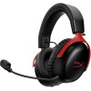 HyperX Cloud III S Ασύρματο Over Ear Gaming Headset με σύνδεση Bluetooth / USB Black/Red for Nintendo Switch / PC / PS5 / PS4