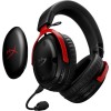 HyperX Cloud III S Ασύρματο Over Ear Gaming Headset με σύνδεση Bluetooth / USB Black/Red for Nintendo Switch / PC / PS5 / PS4