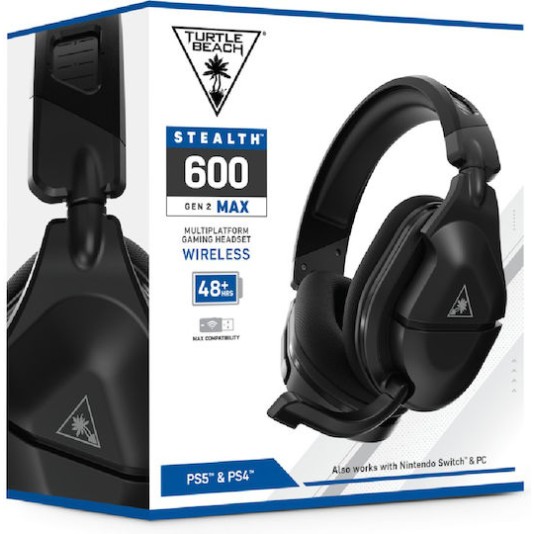 Turtle Beach Stealth 600 Gen 2 MAX Ασύρματο Over Ear Gaming Headset με σύνδεση USB for Nintendo Switch / PC / PS4 / PS5
