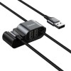 Baseus Braided USB to Lightning Cable Μαύρο 1.5m (CALHZ-01)