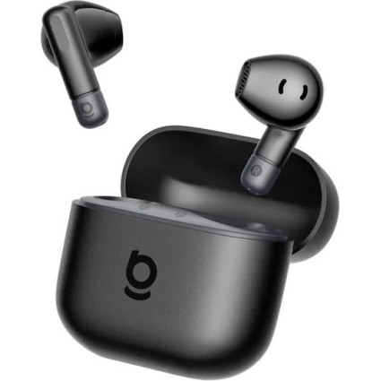Baseus Bass BS2 Lite In-ear Bluetooth Handsfree Ακουστικά με Αντοχή στον Ιδρώτα και Θήκη Φόρτισης Cosmic Black