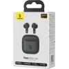 Baseus Bass BS2 Lite In-ear Bluetooth Handsfree Ακουστικά με Αντοχή στον Ιδρώτα και Θήκη Φόρτισης Cosmic Black