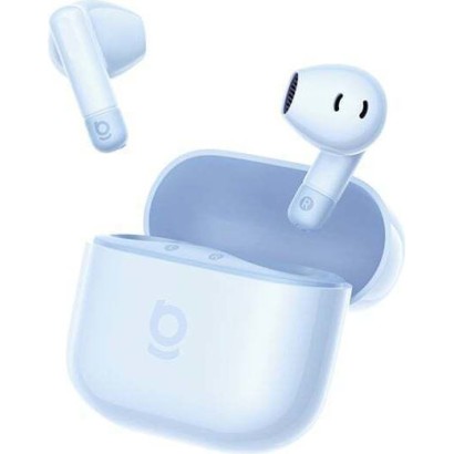 Baseus Bass BS2 Lite In-ear Bluetooth Handsfree Ακουστικά με Αντοχή στον Ιδρώτα και Θήκη Φόρτισης Galaxy Blue