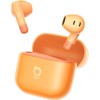 Baseus Bass BS2 Lite In-ear Bluetooth Handsfree Ακουστικά με Αντοχή στον Ιδρώτα και Θήκη Φόρτισης Πορτοκαλί