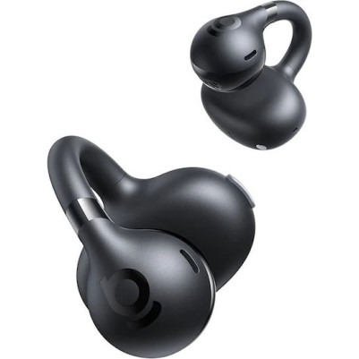 Baseus BC1 Open Ear Bluetooth Handsfree Ακουστικά με Αντοχή στον Ιδρώτα και Θήκη Φόρτισης Μαύρα
