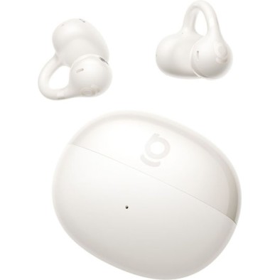 Baseus BC1 Open Ear Bluetooth Handsfree Ακουστικά με Θήκη Φόρτισης Λευκά