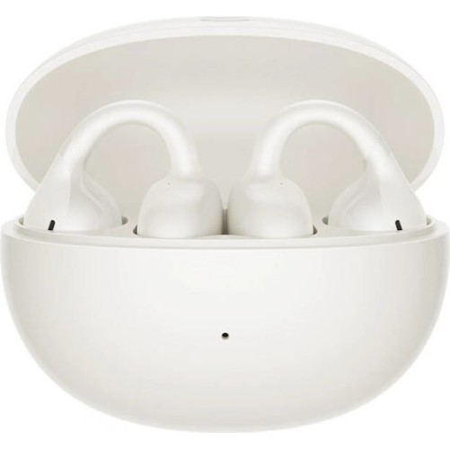 Baseus BC1 Open Ear Bluetooth Handsfree Ακουστικά με Θήκη Φόρτισης Λευκά