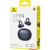 Baseus Bowie MC1 Pro Open Ear Bluetooth Handsfree Ακουστικά με Αντοχή στον Ιδρώτα και Θήκη Φόρτισης Μαύρα
