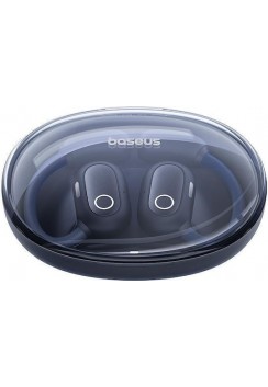 Baseus Eli Sport 2 Open Ear Bluetooth Handsfree Ακουστικά με Αντοχή στον Ιδρώτα και Θήκη Φόρτισης Μαύρα