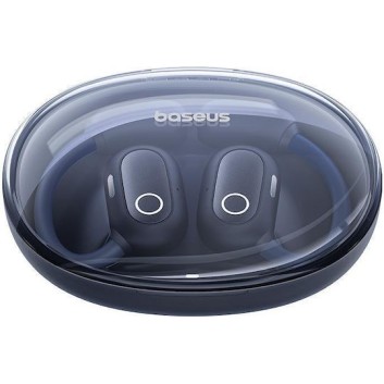 Baseus Eli Sport 2 Open Ear Bluetooth Handsfree Ακουστικά με Αντοχή στον Ιδρώτα και Θήκη Φόρτισης Μαύρα