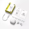 Baseus Bass BP1 Pro In-ear Bluetooth Handsfree Ακουστικά με Αντοχή στον Ιδρώτα και Θήκη Φόρτισης Λευκά