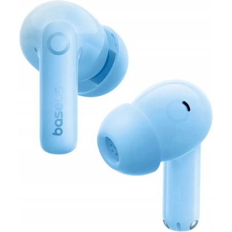 Baseus Bass BP1 Pro In-ear Bluetooth Handsfree Ακουστικά με Αντοχή στον Ιδρώτα και Θήκη Φόρτισης Μπλε