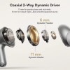 Baseus Bowie MP1 In-ear Bluetooth Handsfree Ακουστικά με Αντοχή στον Ιδρώτα και Θήκη Φόρτισης Cosmic Black