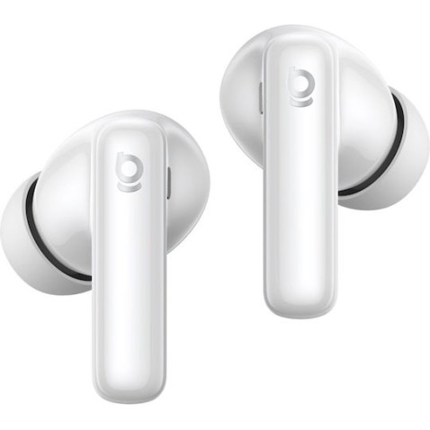 Baseus Bowie MP1 In-ear Bluetooth Handsfree Ακουστικά με Αντοχή στον Ιδρώτα και Θήκη Φόρτισης Moon White