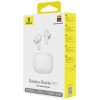Baseus Bowie MP1 In-ear Bluetooth Handsfree Ακουστικά με Αντοχή στον Ιδρώτα και Θήκη Φόρτισης Moon White