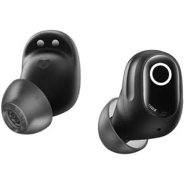 Baseus Bass BD1 In-ear Bluetooth Handsfree Ακουστικά με Αντοχή στον Ιδρώτα και Θήκη Φόρτισης Cosmic Black