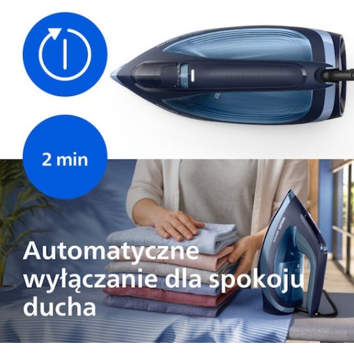 Philips 6000 Series Σίδερο Ατμού 2600W με Συνεχόμενη Παροχή Ατμού 45gr/min