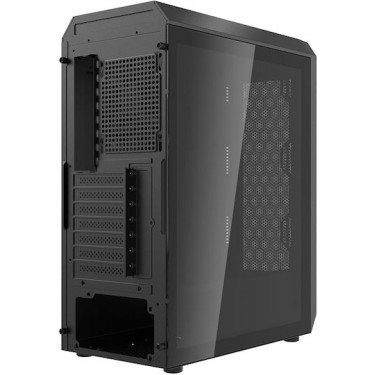 Adata Valor Air Plus Gaming Midi Tower Κουτί Υπολογιστή με Πλαϊνό Παράθυρο και ARGB Φωτισμό Μαύρο