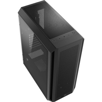 Adata Valor Air Plus Gaming Midi Tower Κουτί Υπολογιστή με Πλαϊνό Παράθυρο και ARGB Φωτισμό Μαύρο