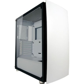 LC-Power Bright Sail X Gaming Midi Tower Κουτί Υπολογιστή με Πλαϊνό Παράθυρο Λευκό