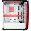 LC-Power Bright Sail X Gaming Midi Tower Κουτί Υπολογιστή με Πλαϊνό Παράθυρο Λευκό