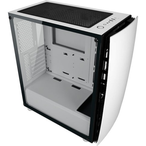 LC-Power Bright Sail X Gaming Midi Tower Κουτί Υπολογιστή με Πλαϊνό Παράθυρο Λευκό