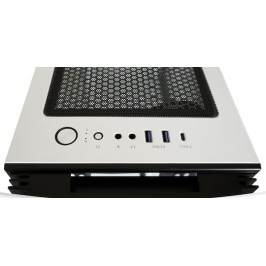 LC-Power Bright Sail X Gaming Midi Tower Κουτί Υπολογιστή με Πλαϊνό Παράθυρο Λευκό